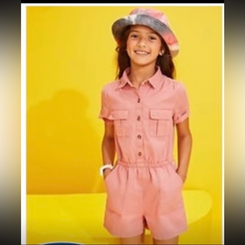 Girls romper with pockets size 10 NWOT